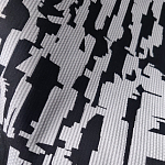 Мебельная ткань Жаккард черно-белый принт 145 см T2-126 варинант исполнения - 3 | Loft Concept в Ижевске