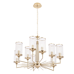 Люстра с 9-ю цилиндрическими стеклянными плафонами Jeanette варинант исполнения - 1 | Loft Concept в Ижевске