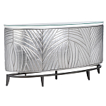 Комод фактурный серебристый с дверцами Silver Chest of Drawers варинант исполнения - 1 | Loft Concept в Ижевске