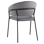 Стул в велюре серого цвета Horizon варинант исполнения - 5 | Loft Concept в Ижевске