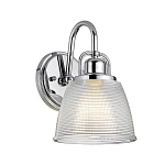 Бра с прозрачным рифленым плафоном в форме колокола Quoizel варинант исполнения - 1 | Loft Concept в Ижевске