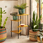 Плетеная корзина в полоску Okiro Wicker Basket варинант исполнения - 4 | Loft Concept в Ижевске