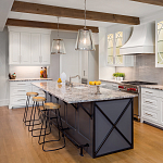 Подвесной светильник с прозрачным коническим стеклянным плафоном в современном стиле Feiss варинант исполнения - 3 | Loft Concept в Ижевске