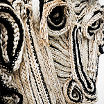 Арт-Объект из нитей Черно-Белый портрет Joana Schneider  варинант исполнения - 1 | Loft Concept в Ижевске