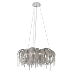 Люстра круглая подвесная с металлическими дугами и длинными цепочками 80 см Atlantis Chain варинант исполнения - 2 | Loft Concept в Ижевске