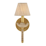 Бра из кованого железа с отделкой плетеной веревкой и сусальным золотом Parisian Style варинант исполнения - 4 | Loft Concept в Ижевске