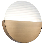 Бра в форме диска Leone Round Wall Lamp Brass варинант исполнения - 1 | Loft Concept в Ижевске
