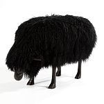 Банкетка Овечка черная Sheep Bench Black head down варинант исполнения - 2 | Loft Concept в Ижевске