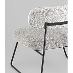 Кресло лаунж Kate букле серый варинант исполнения - 3 | Loft Concept в Ижевске