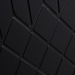 Комод черный округлой формы с рельефным фасадом Black Cut варинант исполнения - 5 | Loft Concept в Ижевске