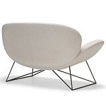 Дизайнерский двухместный диван Gio Ponti D.157.6  - DUE FOGLIE Sofa варинант исполнения - 6 | Loft Concept в Ижевске