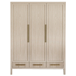 Большой Шкаф Primo Светлый дуб с 3 дверьми и 3 выдвижными ящиками варинант исполнения - 7 | Loft Concept в Ижевске