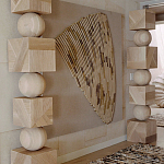 Декор настенный в Эко стиле рафия Malibu wall panel варинант исполнения - 1 | Loft Concept в Ижевске