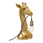 Настольная лампа в детскую Жираф в золотом костюме варинант исполнения - 1 | Loft Concept в Ижевске