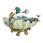 Чаша в виде листка лотоса с птицами Eden Garden варинант исполнения - 4 | Loft Concept в Ижевске