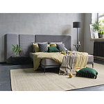 Кровать с большим мягким изголовьем Unity Dark Grey Bed варинант исполнения - 6 | Loft Concept в Ижевске