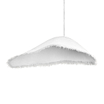 Подвесной светильник с асимметричным волнообразным абажуром и фактурной бахромой по краю Tactile Line варинант исполнения - 10 | Loft Concept в Ижевске