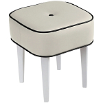 Квадратный мягкий пуф на белых ножках Winton Pouf Square варинант исполнения - 21 | Loft Concept в Ижевске