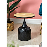 Приставной столик с факутрным черным основанием Ethiopia варинант исполнения - 6 | Loft Concept в Ижевске