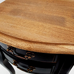 Консоль маленькая из массива березы с 2-мя ящиками в стиле прованс Vintage варинант исполнения - 3 | Loft Concept в Ижевске