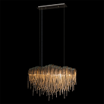 Люстра подвесная с металлическими цепочками и изогнутыми металлическими дугами 72 см Atlantis Chain варинант исполнения - 3 | Loft Concept в Ижевске