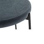 Стул металлический с мягкой спинкой и сиденьем из велюра Alfie Chair варинант исполнения - 7 | Loft Concept в Ижевске