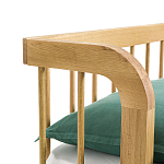 Кровать из массива дуба с пружинным блоком Mateta варинант исполнения - 6 | Loft Concept в Ижевске