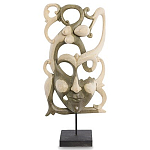 Маска ручной работы деревянная резная Mask Divorces варинант исполнения - 1 | Loft Concept в Ижевске