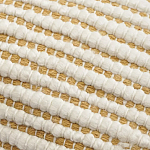 Чехол на подушку горчичного цвета с бахромой и объемным узором Ethnic mix варинант исполнения - 2 | Loft Concept в Ижевске