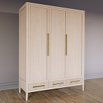 Большой Шкаф Primo Светлый дуб с 3 дверьми и 3 выдвижными ящиками варинант исполнения - 2 | Loft Concept в Ижевске