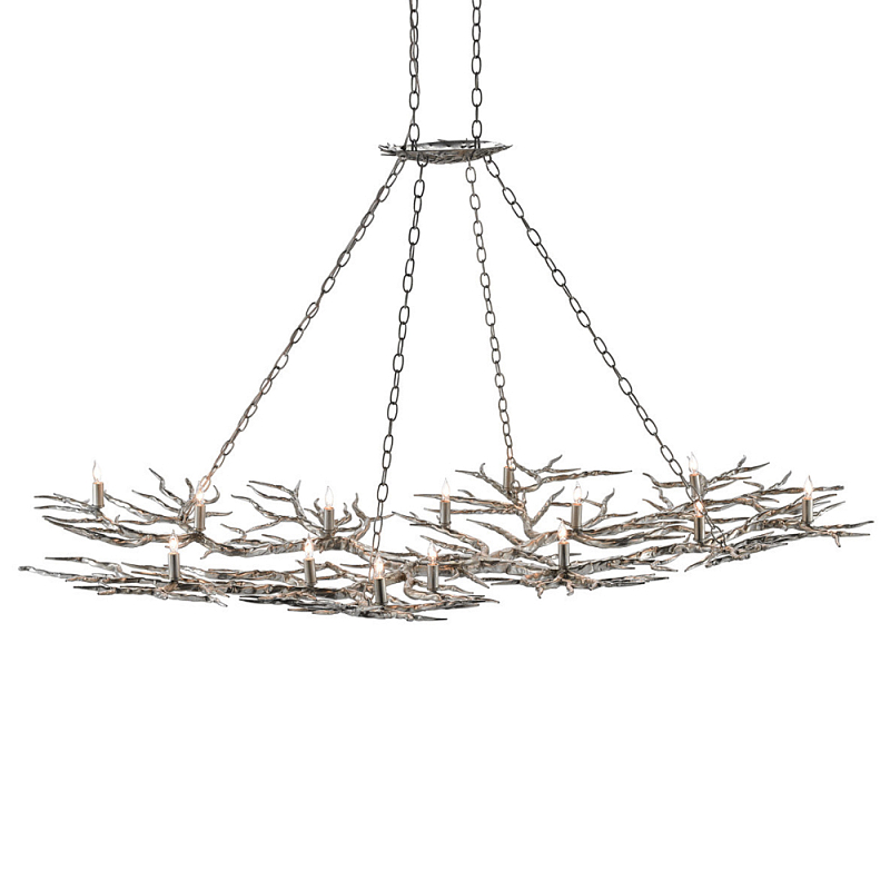 Люстра в виде веток Branched Tree Chandeliers Silver Серебряный в Ижевске | Loft Concept 