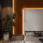 Гипсовая 3D Панель M-43 варинант исполнения - 1 | Loft Concept в Ижевске