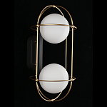 Бра настенное с 2 белыми плафонами Karina варинант исполнения - 3 | Loft Concept в Ижевске