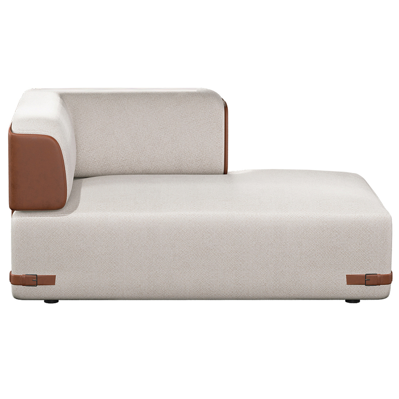 Кушетка Richmond  Молочный Коричневый в Ижевске | Loft Concept 