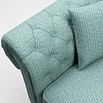 Мебельная ткань Шенилл бирюзовый цвет 142 см T4-61 варинант исполнения - 10 | Loft Concept в Ижевске