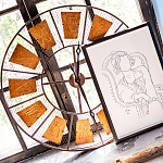 Часы настенные из металла в стиле лофт Clock with History варинант исполнения - 3 | Loft Concept в Ижевске