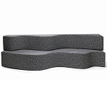 Дизайнерский модульный диван волнистой формы с цветным принтом Poltronova Superonda Sofa варинант исполнения - 14 | Loft Concept в Ижевске