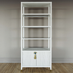 Стеллаж со стеклянными полками Elsa Dreams White варинант исполнения - 6 | Loft Concept в Ижевске