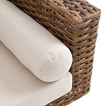 Трехместный садовый диван из плетеного пластика Matteo варинант исполнения - 3 | Loft Concept в Ижевске