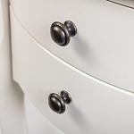 Белая тумба на фигурных ножках Shelby варинант исполнения - 4 | Loft Concept в Ижевске