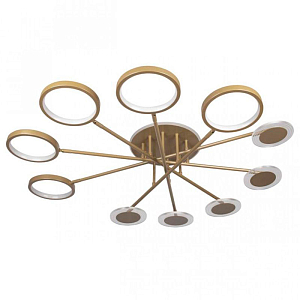 Люстра светодиодная BENDIK LIGHTING Gold 10 плафонов