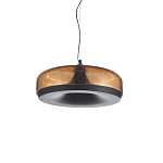 Подвесной светильник с стеклянным плафоном LED 42W 3000K Glass Textured Lampshade варинант исполнения - 2 | Loft Concept в Ижевске