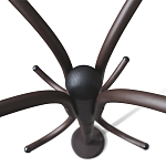 Вешалка напольная коричневая с 4-мя металлическими крючками Noble Branches варинант исполнения - 3 | Loft Concept в Ижевске