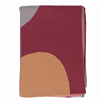 Плед из хлопка с абстрактным принтом Elysian Flow Ember варинант исполнения - 5 | Loft Concept в Ижевске