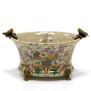 Чаша Bowl Pansies