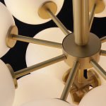 Люстра круглая со стеклянными сферами Maleficent варинант исполнения - 3 | Loft Concept в Ижевске