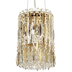 Подвесной светильник с металлическими и хрустальными подвесками Bonnay Crystal Hanging Lamp варинант исполнения - 1 | Loft Concept в Ижевске