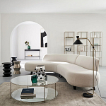 Торшер с поворотным плафоном Davy Brass Floor Lamp варинант исполнения - 9 | Loft Concept в Ижевске