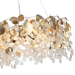 Люстра с декоративными подвесками из прозрачного стекла в форме монеток FAIRYTREE Light варинант исполнения - 11 | Loft Concept в Ижевске