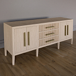 Буфет Primo с тремя ящиками и двумя фасадами Светлый дуб варинант исполнения - 2 | Loft Concept в Ижевске